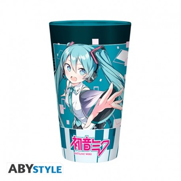 Hatsune Miku Musical Town XXL Glass 400ml