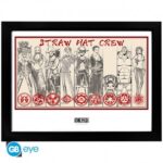 One Piece Straw Hat Crew Frame 30x40cm