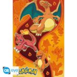 Pokemon Fire Type Poster 91x61cm