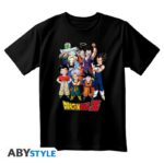 Dragon Ball Z Goku's Group Black T-Shirt (XS)