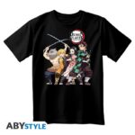 Demon Slayer Group Black T-Shirt (XL)