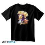 Dragon Ball Z Saiyans Black T-Shirt (XL)