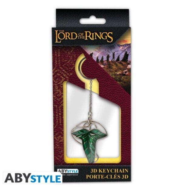The Lord Of The Rings Lorien Leaf 3D Keychain