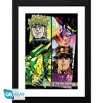 Jojo's Bizarre Adventure Dio & Jotaro Frame 30x40cm
