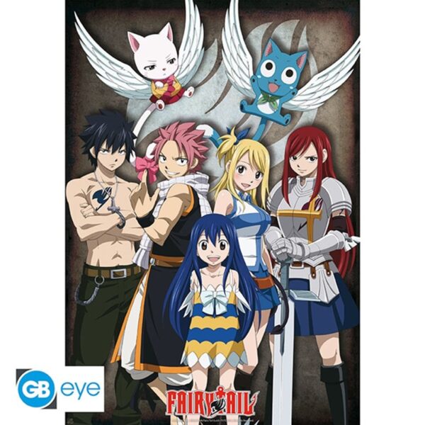 Fairy Tail Group Poster 91x61cm