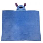 Disney Stitch 3D Hooded Coral Fleece 120x150cm