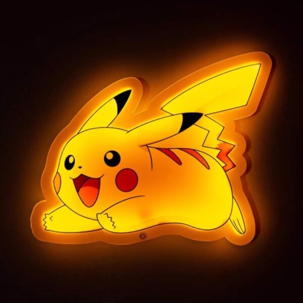 Pokemon Pikachu Wall Light Led 30cm