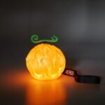 One Piece Flame Fruit Lamp 8cm