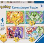 Pokemon 4 Puzzle 12/16/20/24 Pieces
