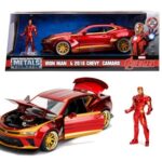 Marvel Avengers Metals Die Cast Iron Man & 2016 Chevy Camaro
