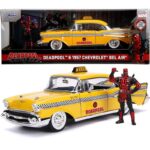 Marvel Deadpool & 1957 Chevy Bel Air 1 Figure 1:24