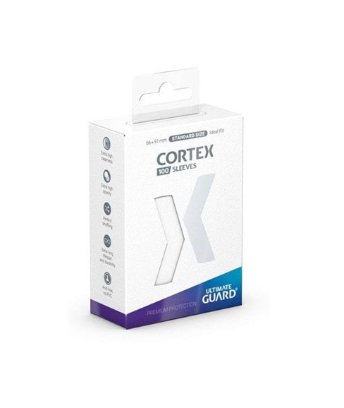 Ultimate Guard White Cortex Sleeves Standard Size (100 Sleeves)