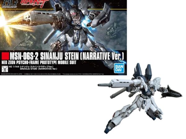 Gundam MSN-06S-2 Sinanju Stein Narrative Version HGUC 1/144 Bandai Model Kit