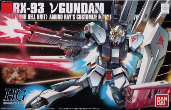 Gundam HGUC 1/144 RX-93 v Bandai Model Kit