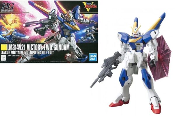 Gundam LM314V21 Victory Two Gundam HGUC 1/144 Bandai Model Kit