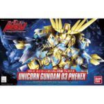 Gundam BB394 Senshi RX-0 Unicorn Gundam 03 Phenex SD Bandai Model Kit