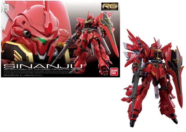 Gundam MSN-06S Sinanju RG Bandai Model Kit