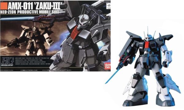 Gundam AMX-011 Zaku III HGUC 1/144 Bandai Model Kit
