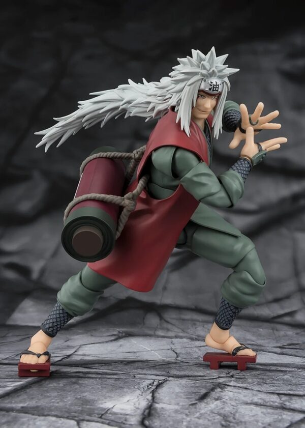 Naruto Shippuden Jiraiya Hidden Leaf Heroic Sage Mode S.H. Figuarts Bandai Figure