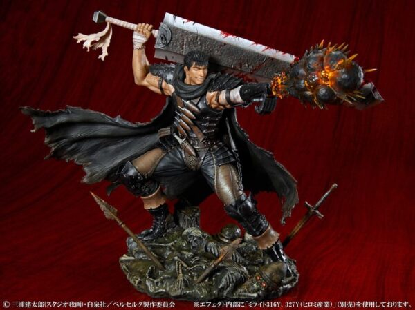 Berserk Guts Black Swordsman 1/7 Medicos Statue