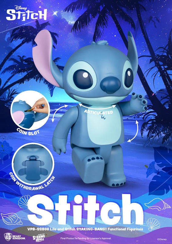 Disney Stitch Funtional Bank Figure 30cm