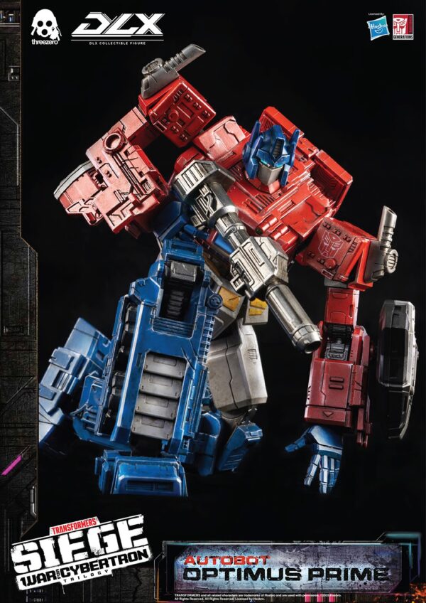 Transformers: War For Cybertron Trilogy Optimus Prime DLX Threezero Figure