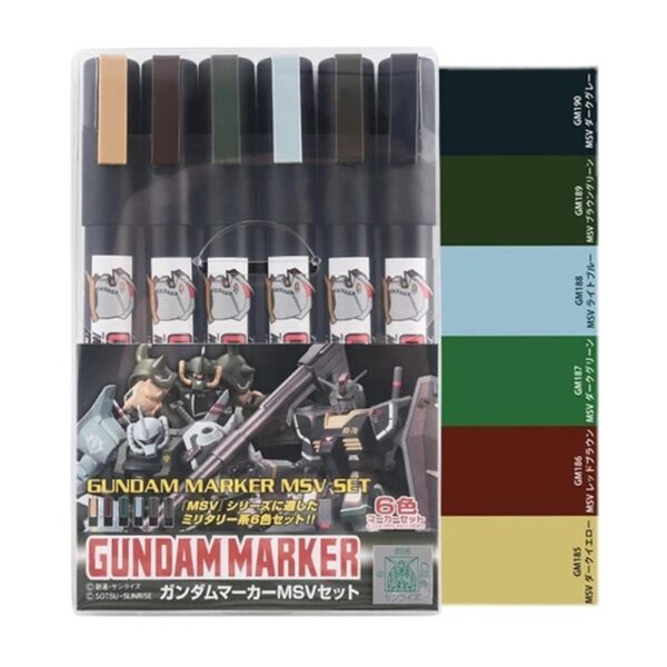 Gundam Marker AMS-127 MSV Set