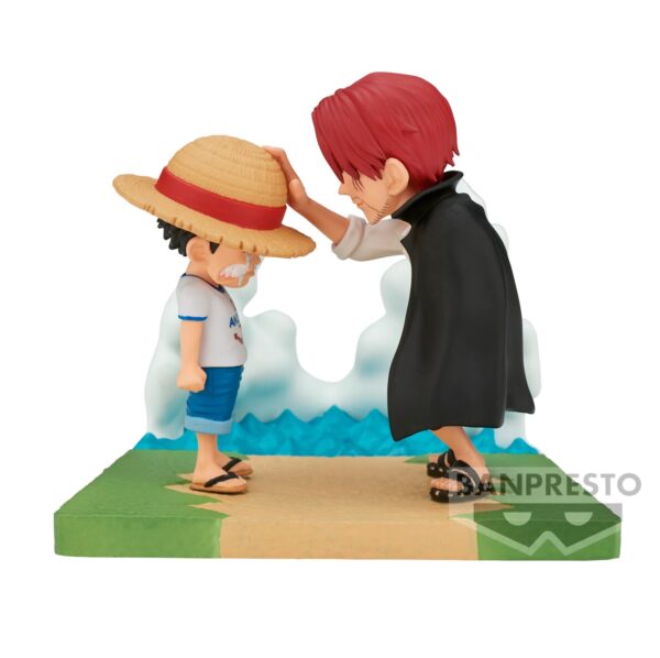 One Piece Monkey.D.Luffy & Shanks WCF-Log Stories Banpresto Figure