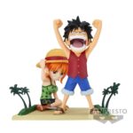 One Piece Luffy & Nami WCF-Log Stories Banpresto Figure