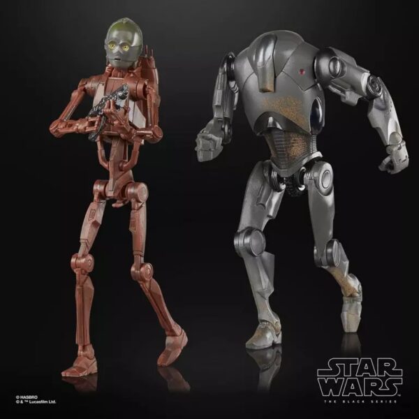 Star Wars Attack Of The Clones C-3PO Battle Droid Body & Super Battle Droid Hasbro Figures