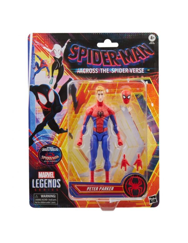 Marvel Spider-Man Across The Spider-Verse Peter Parker Legends Series Hasbro Figure