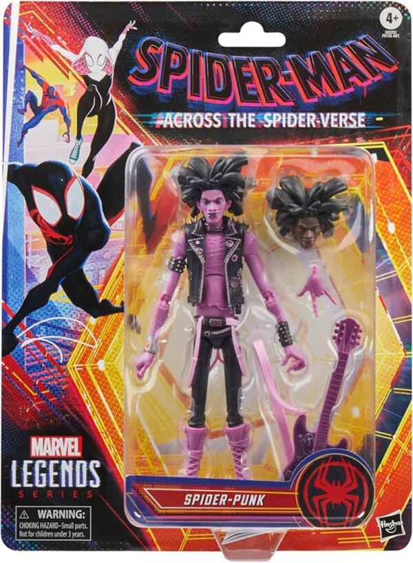 Marvel Spider-Man Across The Spider-Verse Spider-Punk Legends Series Hasbro Figure