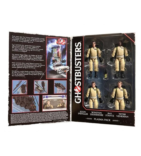 Ghostbusters Plasma Series Action 4-Pack 40th Anniversary Hasbro Figures