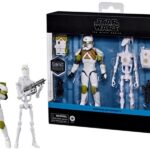 Star Wars Clone Commando & B1 Battle Droid Black Series Hasbro Figure