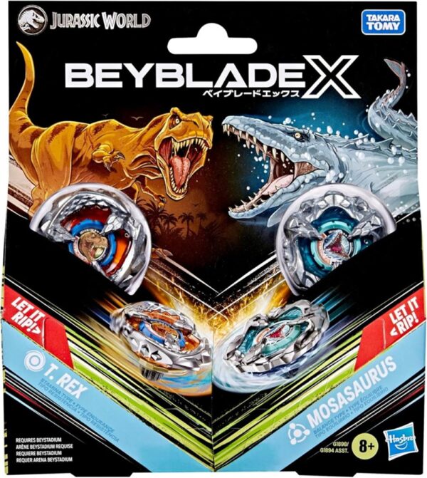 Beyblade X T-Rex & Mosasaurus Dual Pack