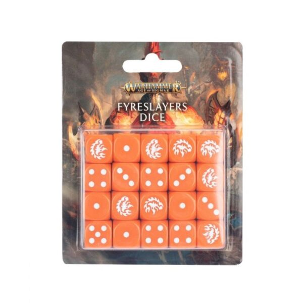 Warhammer Age Of Sigmar Fyreslayers Dice (84-50)