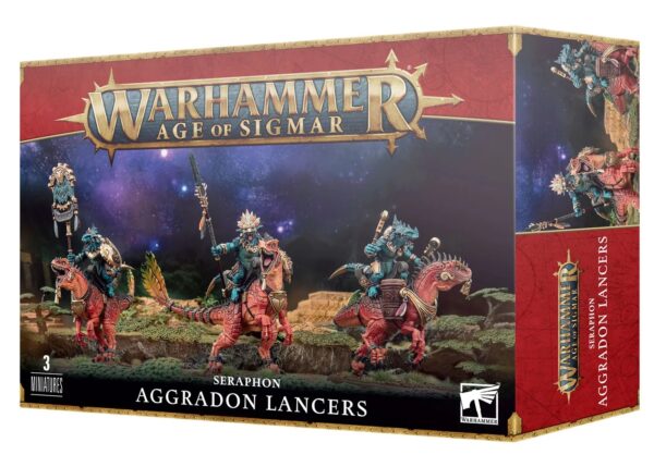 Warhammer Age Of Sigmar Seraphon Aggradon Lancers (88-18)