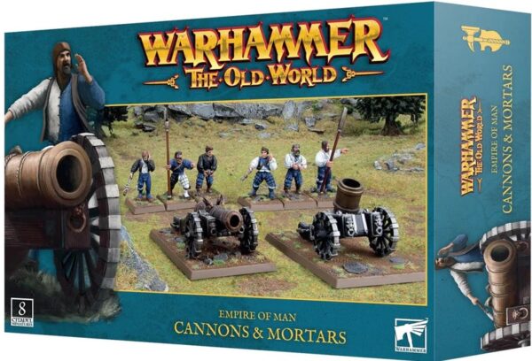 Warhammer The Old World Empire Of Man Cannons & Mortars (06-108)