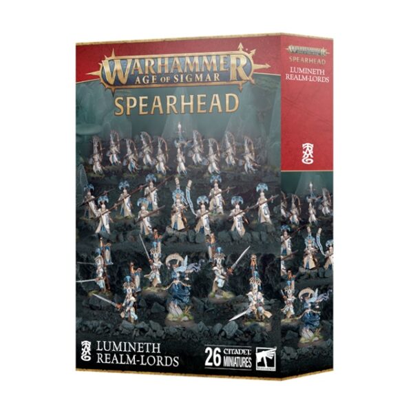 Warhammer Age Of Sigmar Lumineth Realm-Lords Glittering Phalanx Spearhead (70-872)