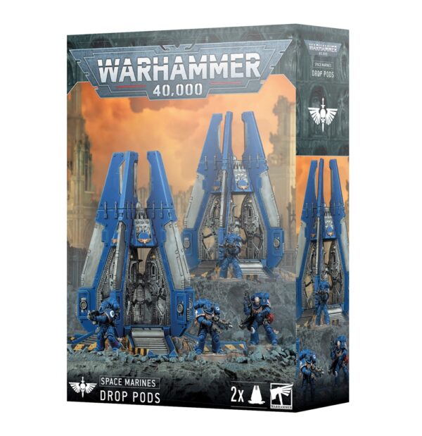 Warhammer 40,000 Space Marines Drop Pods (48-101)