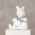 Disney Winnie The Pooh White & Silver Money Bank