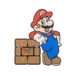 Super Mario & Brick Metal Wall Clock