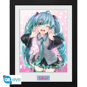 Hatsune Miku Wink Frame 30x40cm