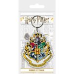 Harry Potter Hogwarts Crest Rubber Keychain