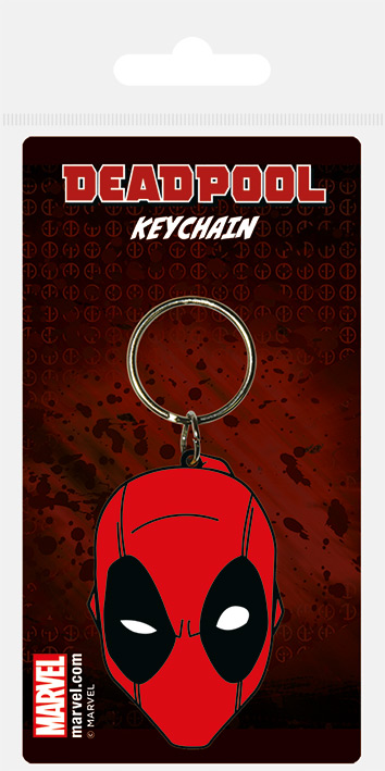 Marvel Deadpool Face Keychain