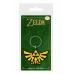 Zelda Triforce Rubber Keychain