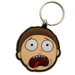 Rick And Morty (Morty Terrified Face) Keychain