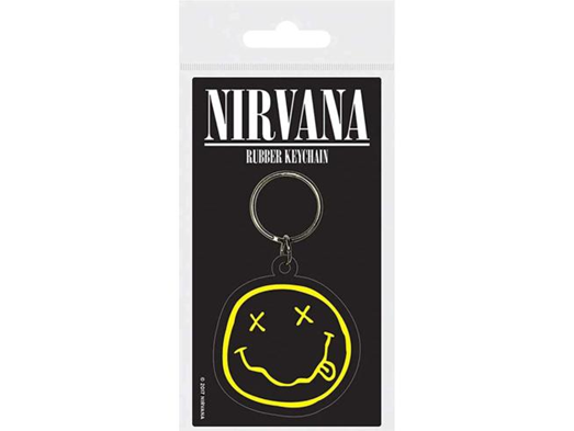Nirvana Smiley Keychain