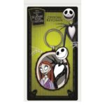 Disney Nightmare Before Christmas Jack Skellington & Sally Keychain