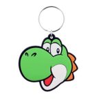 Super Mario Yoshi Rubber Keychain
